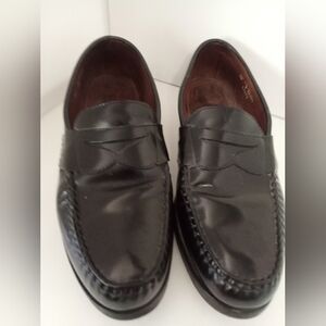 Allen Edmonds Walden Loafers Men’s 10 D Shoes Slip On Moccasin Black Leather